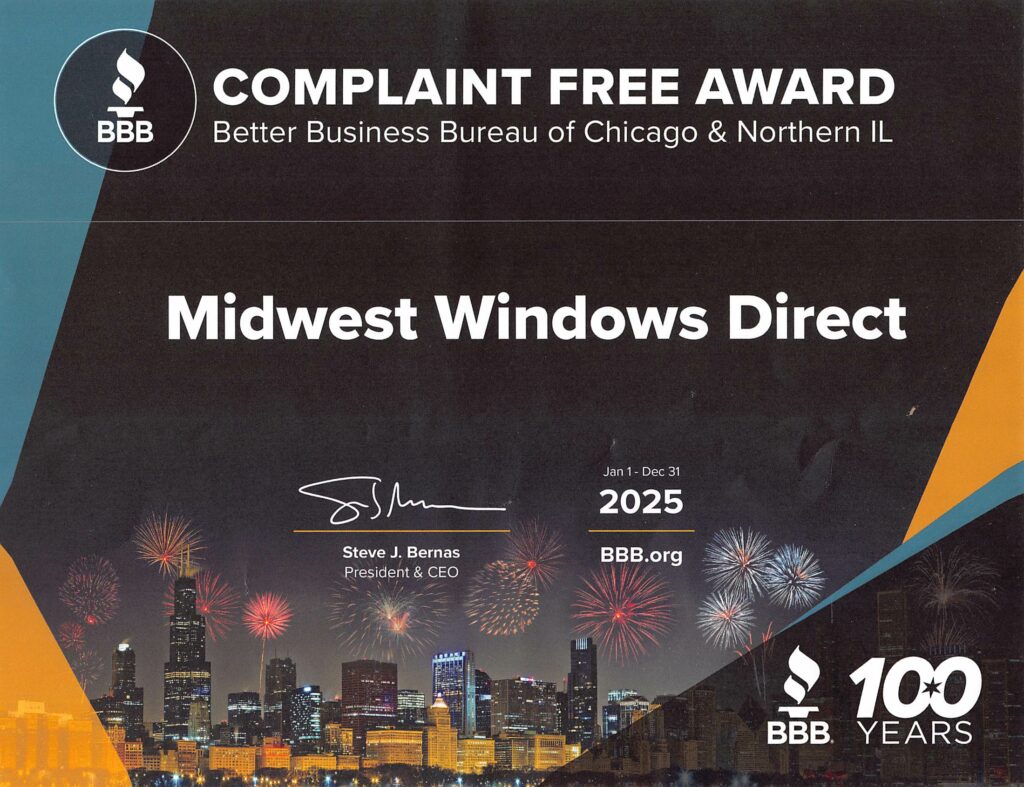Midwest BBB Complaint Free Award