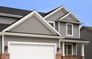 Vinyl siding installed on a Chicago home by Midwest Windows.