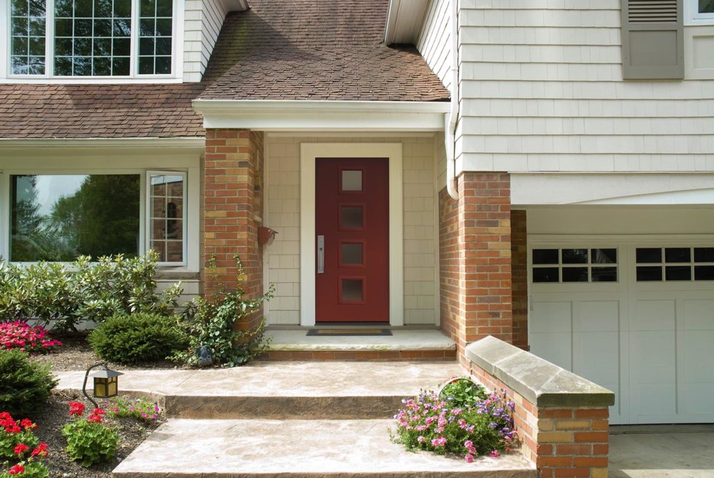 door replacement entry steel doors by Midwest Windows Chicago