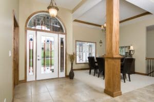 Entry Door in a Chicago Home by Midwest Windows & Doors