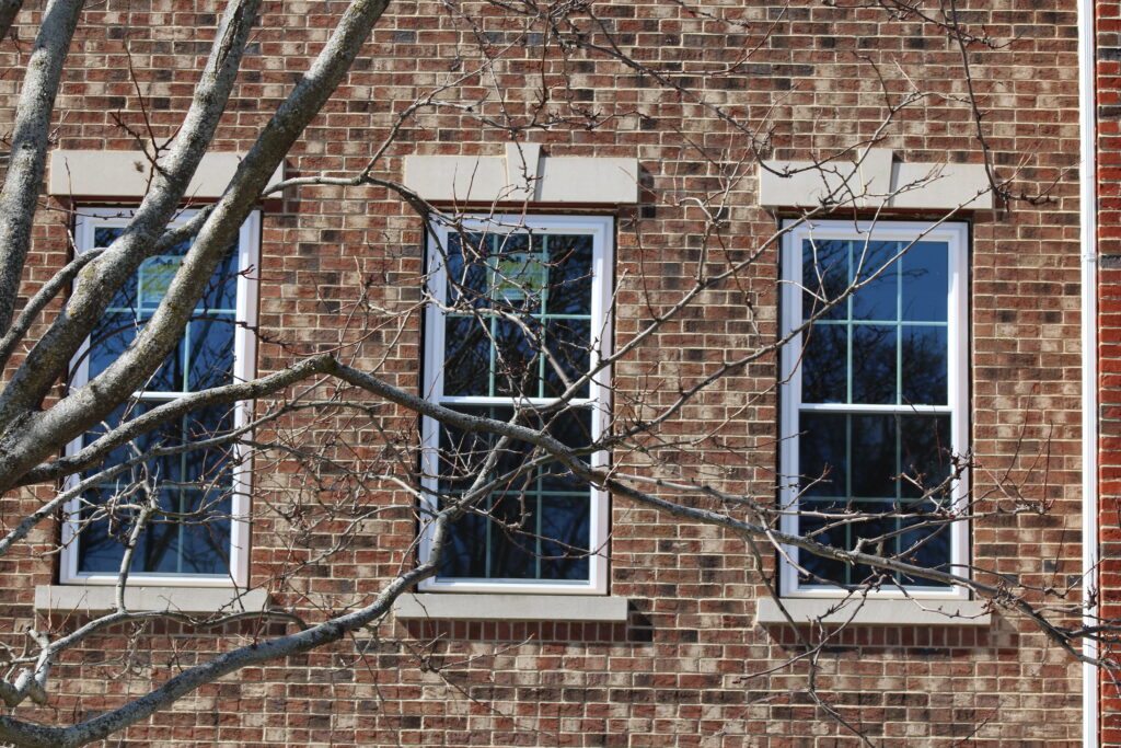 Replacement windows installed in a brick chicago home by Midwest Windows, Siding & Doors