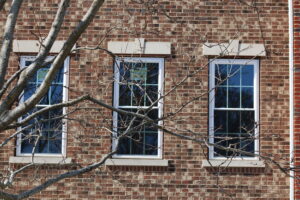 Replacement windows installed in a brick chicago home by Midwest Windows, Siding & Doors